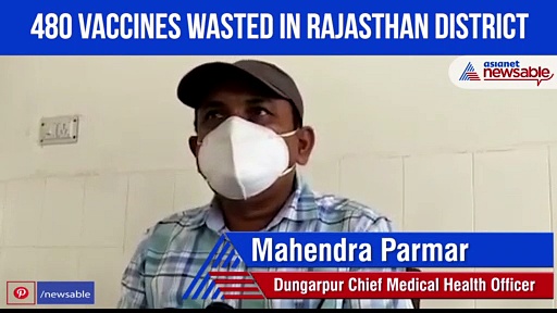 480 Covishield vaccines go waste in Rajasthan's Dungarpur