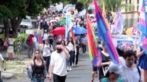 Manifestación en San Salvador para exigir al Congreso que tramite una ley de identidad de género