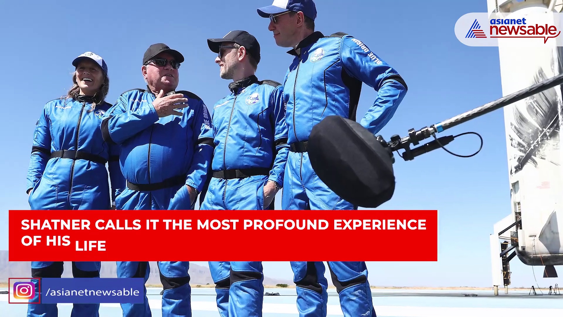 William Shatner becomes oldest person to travel to space with Blue Origin rocket