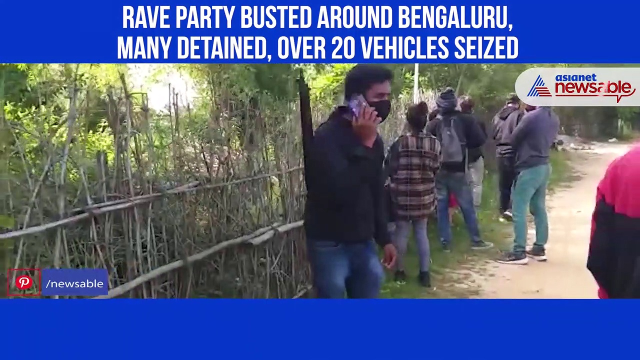 Rave party busted around Bengaluru, many detained, over 20 vehicles seized