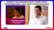 Khushboo condoles Puneeth Rajkumar's death