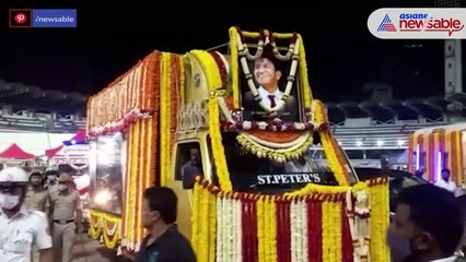 Скачать видео: Puneeth Rajkumar laid to rest with state honours