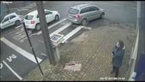 Vídeo mostra mulher sendo atropelada em faixa de pedestres, no Centro