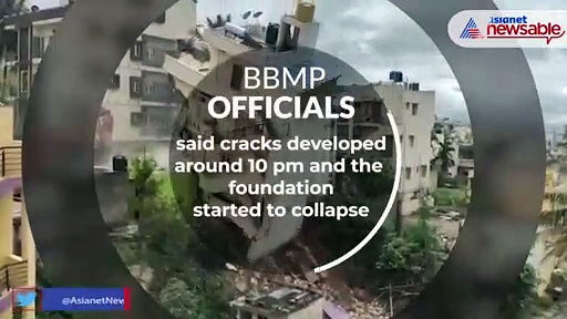 Bengaluru: Building comes crashing down as heavy rains wash away foundation
