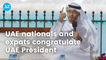 UAE nationals and residents congratulate UAE President