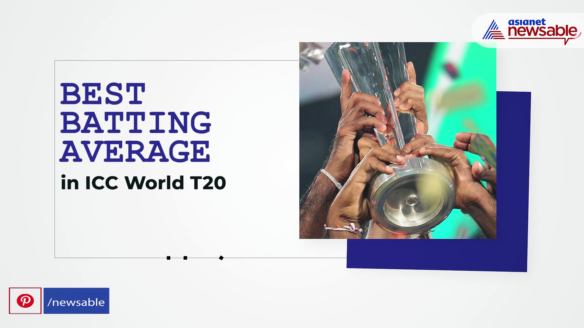 Best batting average in ICC World T20