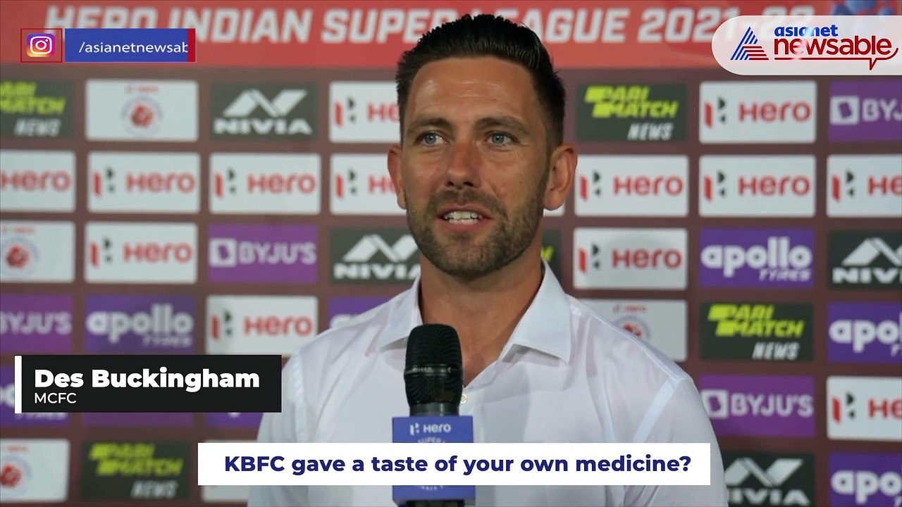 ISL 2021-22: Well done to Kerala Blasters; we didn’t get going tonight - Des Buckingham