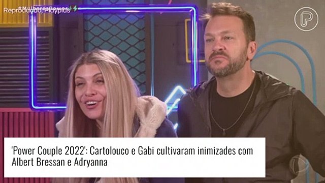 'Power Couple Brasil 6': Cartolouco e Gabi, com maior saldo, vetam dupla da Prova de Casais. Veja quem!