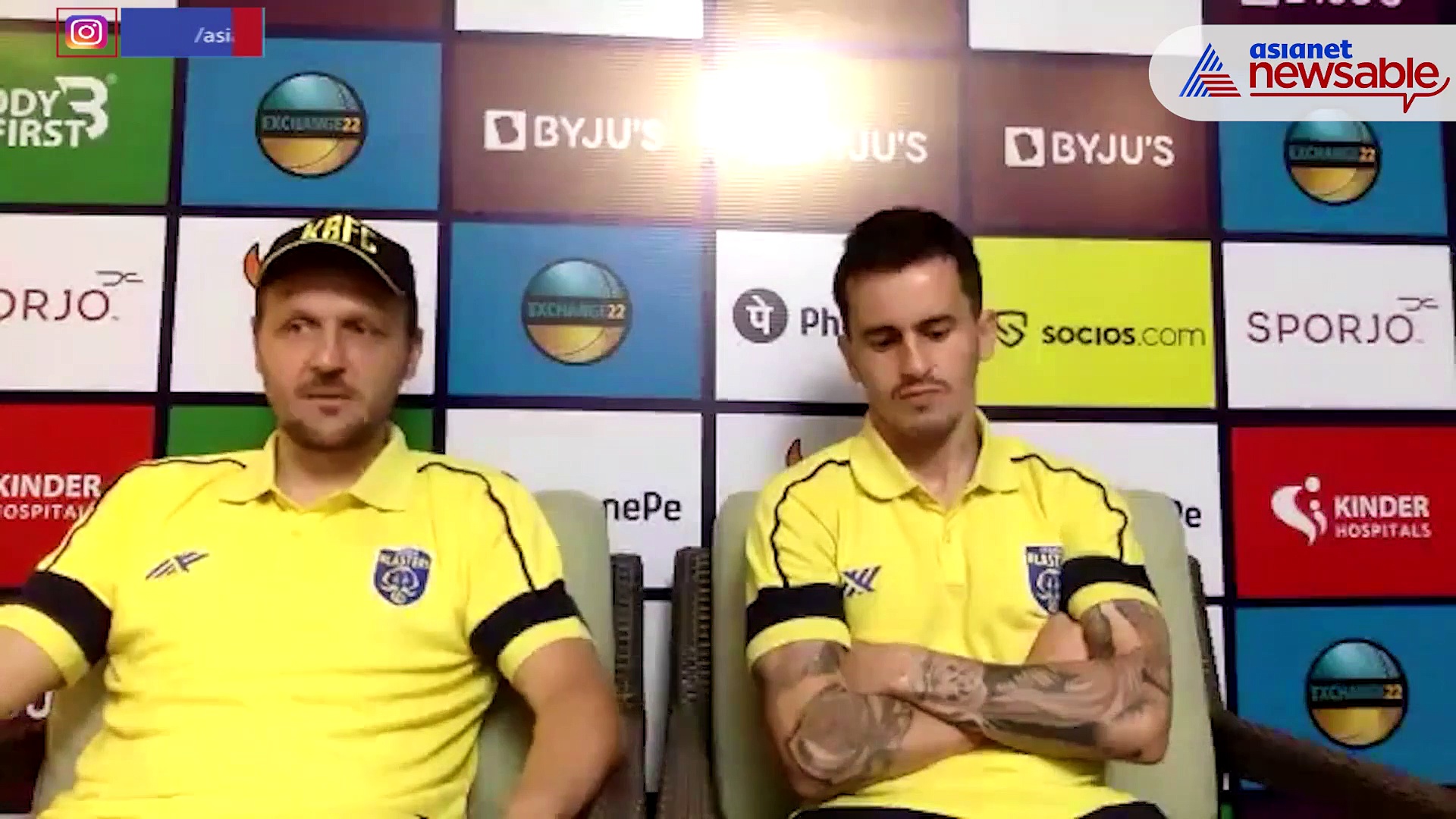 ISL 2021-22: Kerala Blasters' Ivan Vukomanovic, Adrian Luna speak ahead of Northeast United clash (WATCH)
