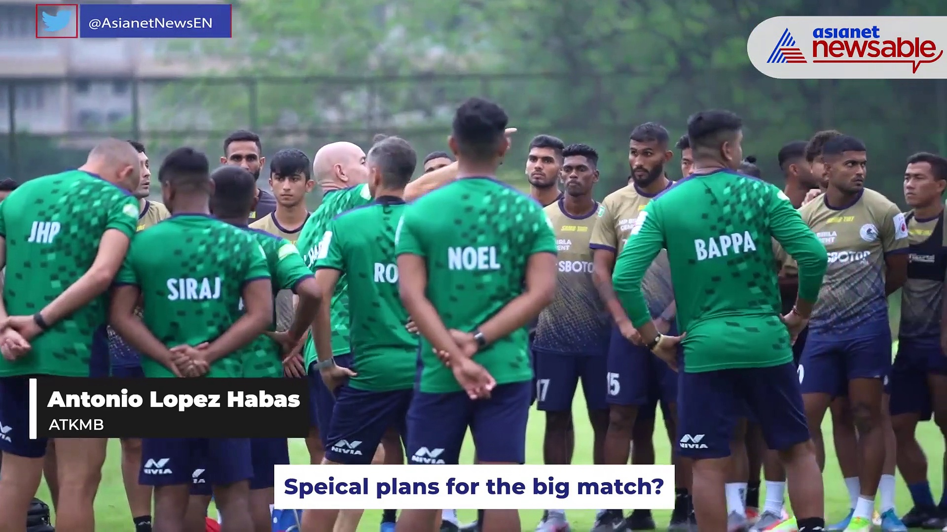 ISL 2021-22: Antonio Lopez Habas shares his views on ATKMB's derby against SCEB (WATCH)