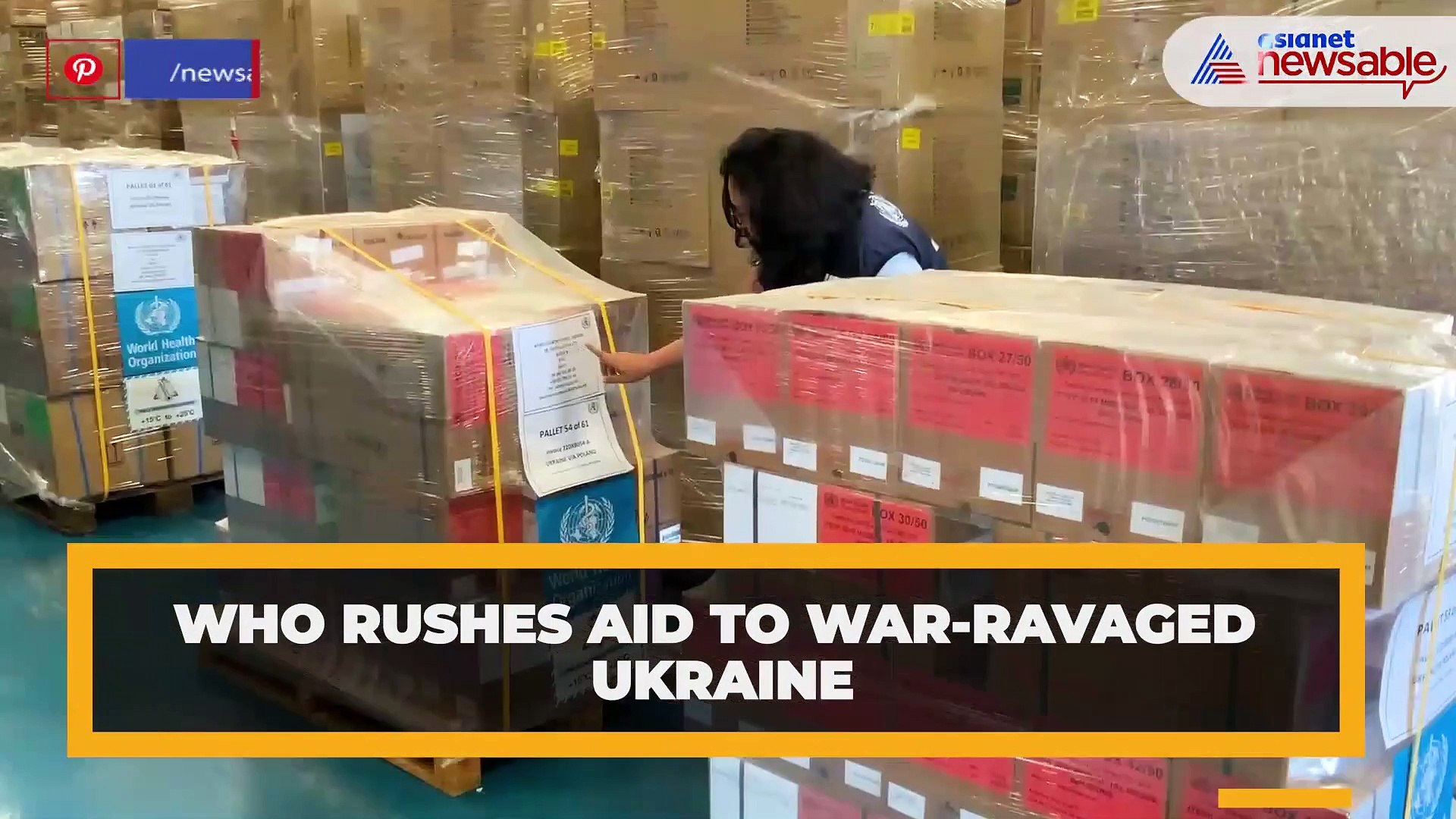 WHO rushes aid to war-ravaged Ukraine