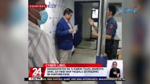 Mamamahayag na si Ramon Tulfo, inaresto dahil sa hindi raw pagdalo sa pagdinig ng kanyang kaso | 24 Oras