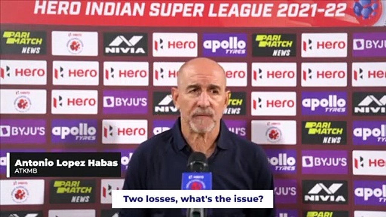 ISL 2021-22, JFC vs ATKMB: "We don’t have any excuses, we have to improve" - Antonio Lopez Habas