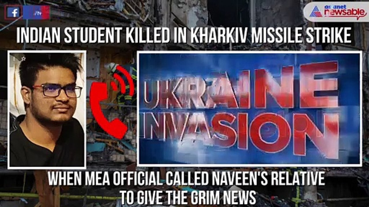 When MEA official called Naveen's relative to give the grim news