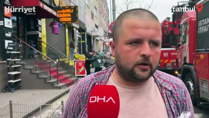Ümraniye'de mobilya atölyesinde yangın