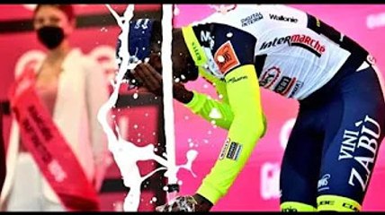 Giro : Biniam Girmay contraint à l'abandon après avoir reçu un bouchon de Prosecco à l'œil