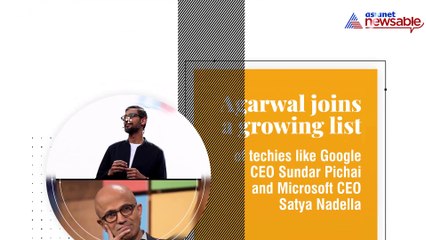 Twitter's new Chief Executive Officer Parag Agrawal joins the ranks of India-born techies leading giant tech companies