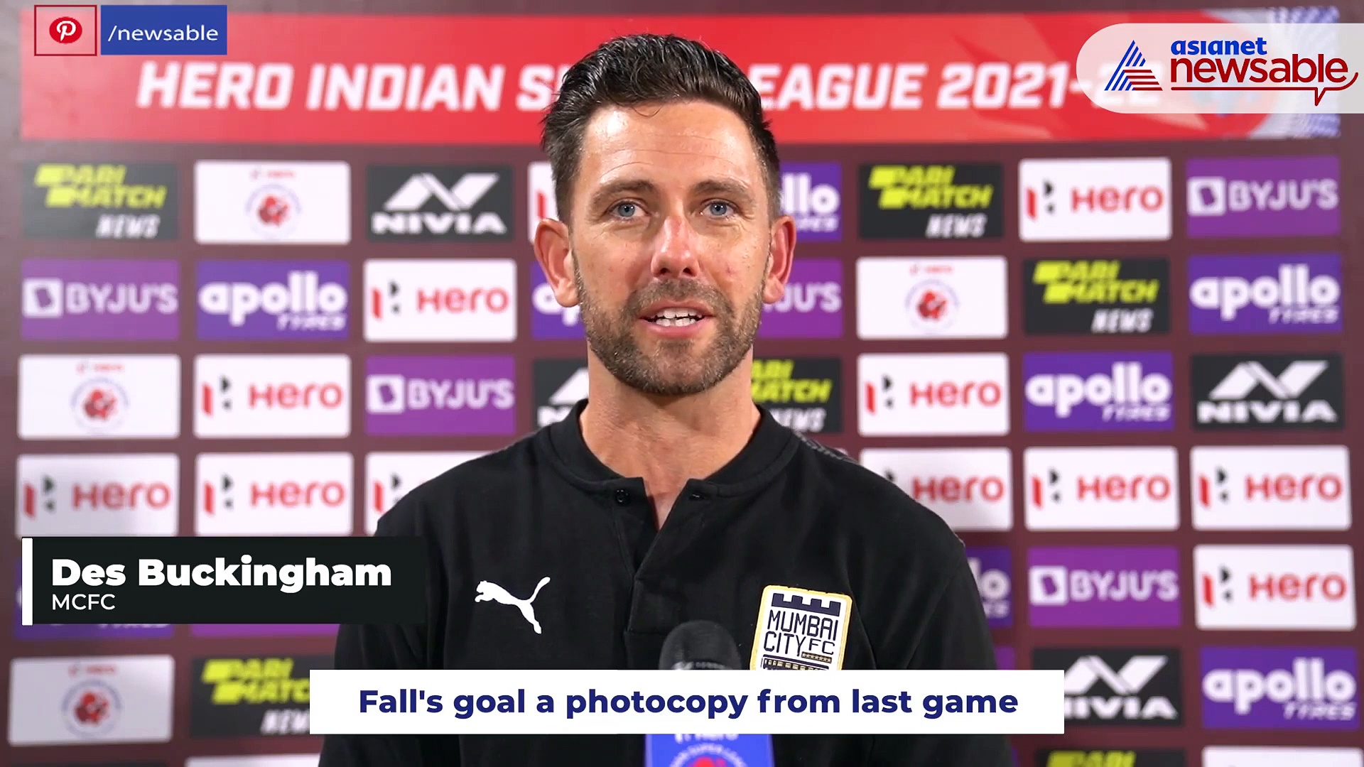 ISL 2021-22: Des Buckingham expresses delight at MCFC varied style of play following BFC win (WATCH)