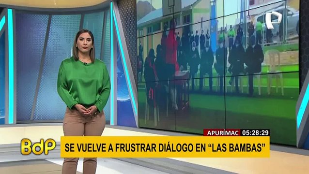 Apurímac: Vuelve a romperse mesa de diálogo entre autoridades de la PCM y la minera “Las Bambas”