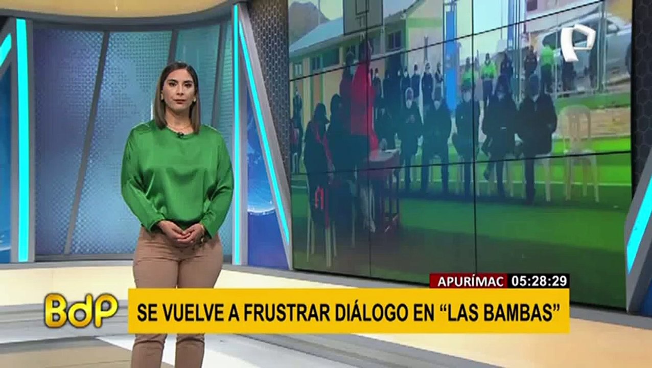 Apurímac: Vuelve a romperse mesa de diálogo entre autoridades de la PCM y la minera “Las Bambas”