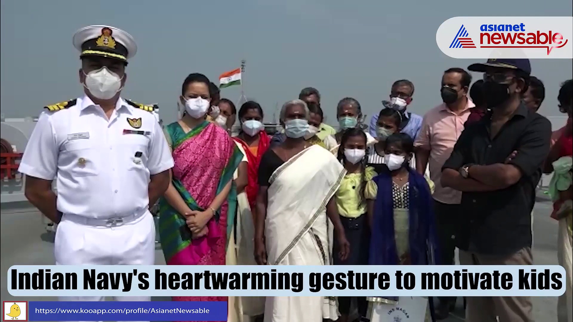 Navy honours patriotic grandmother and her kids; Veteran sponsors new houses