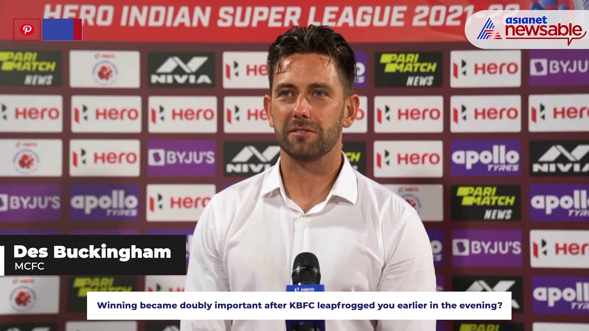 ISL 2021-22: Mumbai needed to come away with a win - Buckingham on Goa success