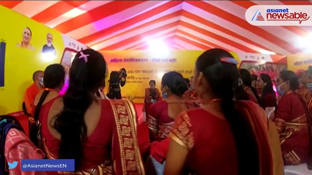 PM’s interaction with women beneficiaries and self help groups in Prayagraj