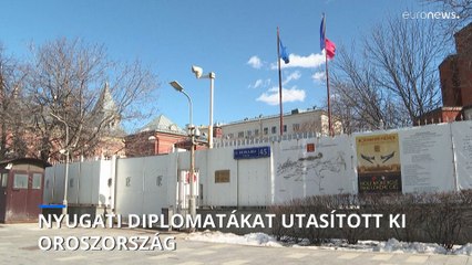 Több tucat diplomatát utasított ki Moszkva
