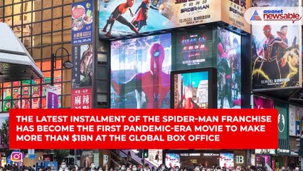Spider-Man: No Way Home becomes first pandemic-era film to top $1bn