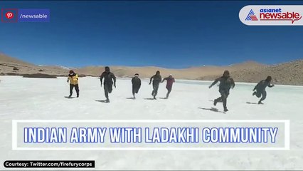 Winter Maitreyi: Army, Ladakh residents compete at 15,500 feet