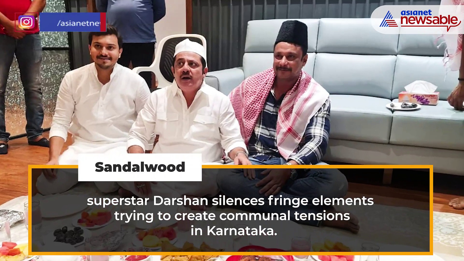 Sandalwood superstar Darshan attends Iftar, shuts up those trying to polarise