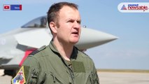 Watch: Eurofighters and F-16s intercept Romanian C-27