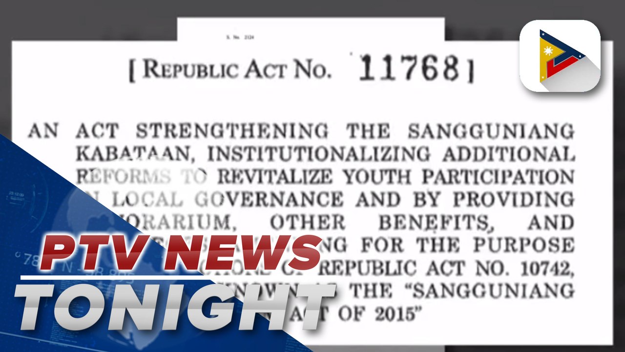 PRRD signs law that seeks to strengthen Sangguniang Kabataan, provide necessary benefits to SK officials