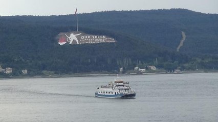 ÇANAKKALE'DE, ADALARA BAZI FERİBOT SEFERLERİ İPTAL EDİLDİ