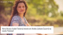 'Pantanal': Maria Bruaca seduz Alcides após dar fora em Tenório. Saiba reação do peão!