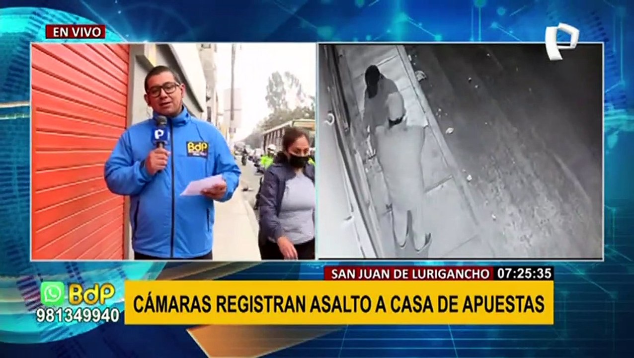 SJL: Alarma frustra robo a casa de apuestas