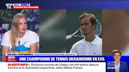 Video herunterladen: Dayana Yastremska, joueuse de tennis ukrainienne: 