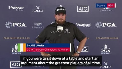 Mickelson absence 'a real shame' - Lowry