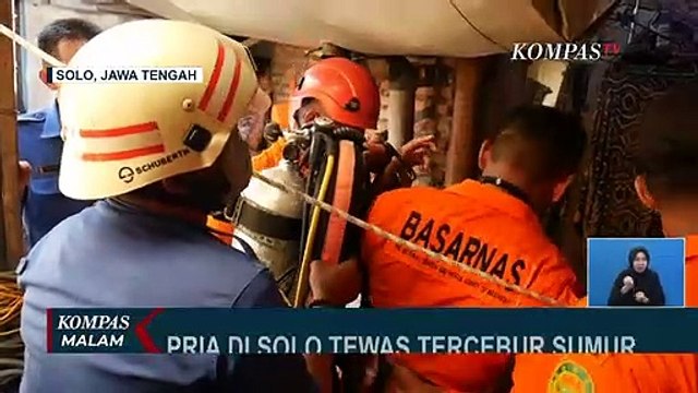 Seorang Pria di Solo Tewas Usai Tercebur Sumur, Sempitnya Lokasi Menyulitkan Proses Evakuasi