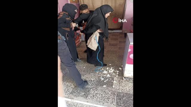 Afrin'de canlı bomba eylemi gerçekleştirecek 2 PKK/KCK-PYD/YPG'li kadın terörist yakalandı