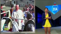 Papa Francisco bromea y pide  tequila para su dolor de rodilla