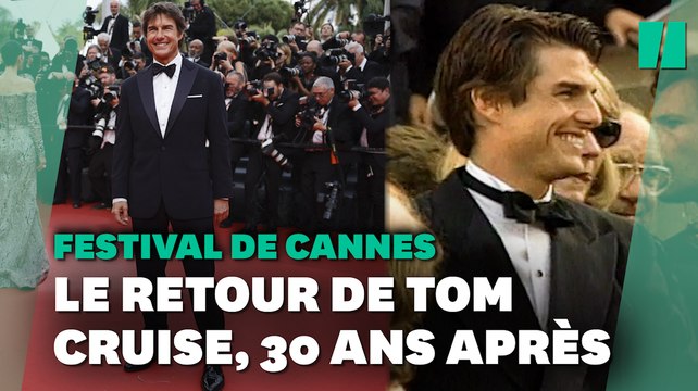 Tom Cruise de retour sur le tapis rouge de Cannes, 30 ans après sa dernière venue