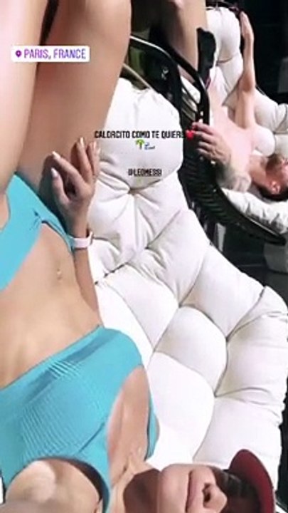 Antonela Roccuzzo et son mari, Lionel Messi.