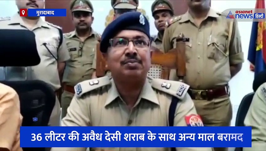 अवैध शराब की तस्करी करने वाले पांच तस्कर चढ़े पुलिस के हत्थे, 36 लीटर की अवैध देसी शराब के साथ अन्य माल बरामद