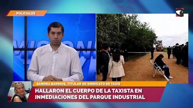 Hallaron el cuerpo de la taxista en inmediaciones del Parque Industrial