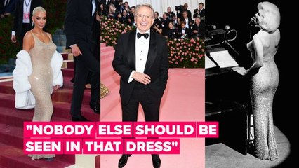 Not even Marilyn Monroe's dress designer liked Kim K's met outfit