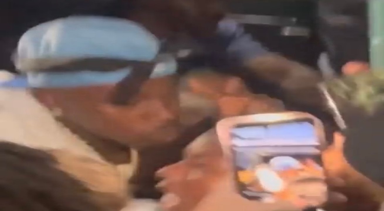 DaBaby gets rejected by another female fan after trying to kiss her