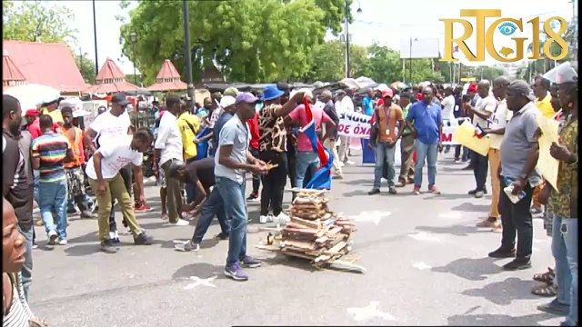 Plizyè òganizsyon sosyal manifeste nan kapital la kont fenomèn kidnapin ak ensekirite a nan peyi a
