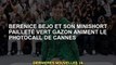 Bérénice Bejo et son mini short à sequins vert gazon animent le Festival Photo de Cannes