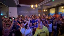 Goal! Rangers fans celebrate going up 1-0 in the Europa League Final